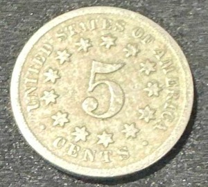 1868 Shield Nickel
