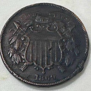 1869 Two Cent Piece