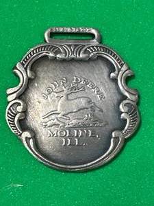 John Deere Metal Watch FOB