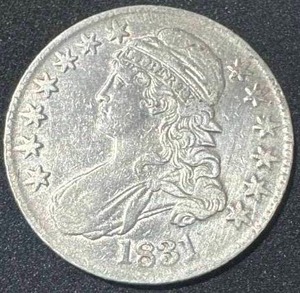 1831 Capped Bust Half Dollar