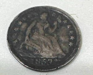 1853 Seated Liberty Half Dime