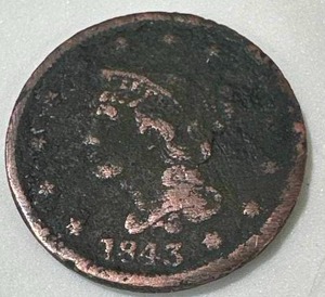 1843 Large Cent