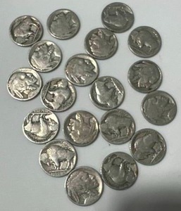 Lot of 20 Buffalo Nickels
