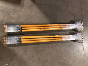 lot 28 image: Lot of Husky 51 in. L Wood Handle 4-Tine Cultivator Customer Returns See Pictures