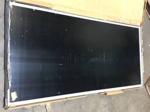 lot 41 image: Black Glass Shower Door Only  Customer Returns See Pictures