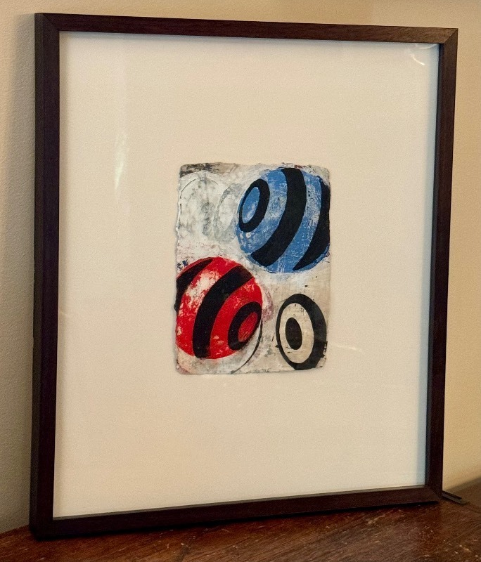lot 7B image: Framed Original Oil on Paper by Harold Hollingsworth