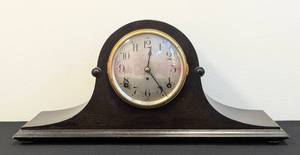lot 32 image: Halted - Please contact affiliate - Vintage Seth Thomas Mahogany Mantle Clock