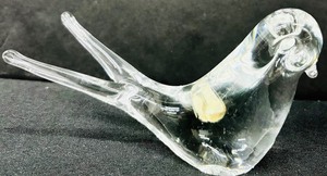 lot 129 image: Beautiful Murano Glass Bird Figurine
