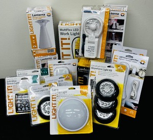 lot 152A image: Fantastic Grouping of Light IT Items Including LED Tap Light, Lanterna and More