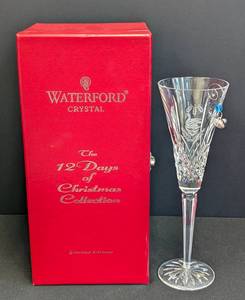 lot 74 image: Waterford Crystal 12 Days of Christmas Seven Swans Swimming Flute
