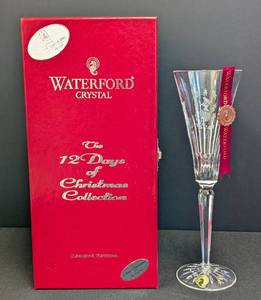 lot 76 image: Waterford Crystal 12 Days of Christmas Nine Ladies Dancing Flute