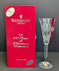 lot 78 image: Waterford Crystal 12 Days of Christmas Eleven Pipers Piping Flute