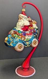 lot 110 image: Christopher Radko Royal Roadster Ornament