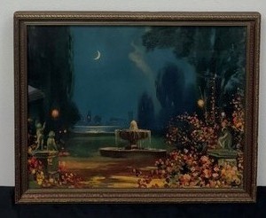 lot 124C image: Framed Vintage R. Atkinson Fox Print Indian Summer