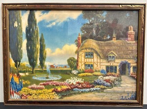 lot 96C image: Vintage Framed Print Robert Atkinson Fox Theres No Place Like Home