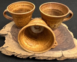 lot 41A image: Joan Mondale Pottery Mugs