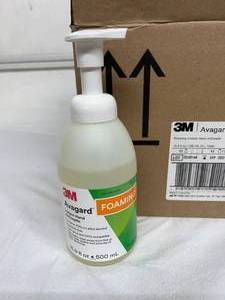 lot 54 image: MSRP $180  1 Case (12 each) NEW 3M 9321A 16.9 fl. oz. Avagard Foaming Instant Hand Antiseptic
