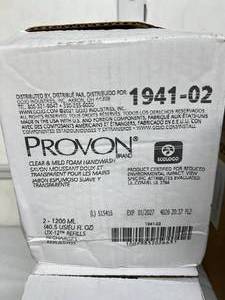lot 86 image: Lot Of Provon Clear & Mild Foam Handwash, PDI&nbspAF3 Sani-Cloth Germicidal Disposable Wipes, and&nbspMetrex CaviWipes Disinfecting Towelettes 