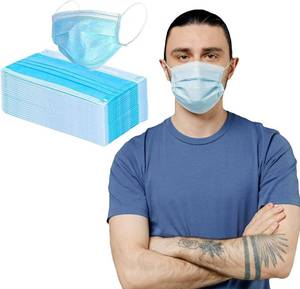 lot 7 image: MSRP $160  Lot of 16 Boxes (50 masks per box) NEW TeamsunHealth Disposable&nbspSoft on Skin, 3-Ply Face Masks Facial Cover with Elastic Earloops Great For Home, Office, School