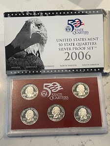 lot 7 image: 2006 Silver State Quarter Proof Set