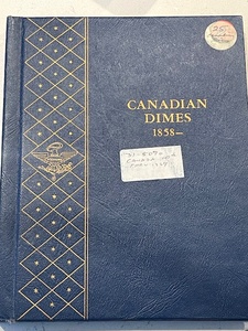 lot 10 image: Canadian Dimes and Book
