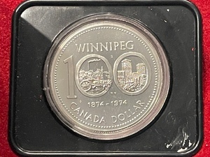 lot 29 image: 1974 Canada Silver Dollar