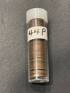 lot 31 image: Tube of Lincoln Wheat Cents