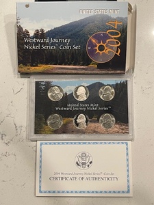 lot 35 image: Westward Journey Nickel Series Coin Set