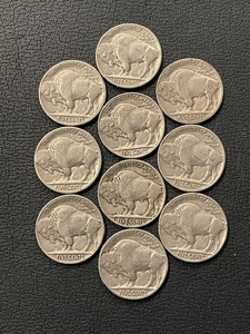lot 40 image: Buffalo Nickels