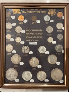 lot 44 image: U.S. 20th Century Coin Set Many Silver Coins