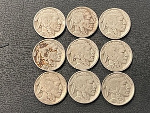 lot 50 image: Buffalo Nickels