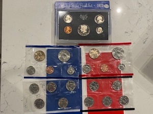 lot 74 image: 1972-S Proof Set and 2003 P&D Mint Sets