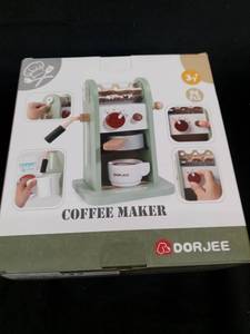 Dorjee Wooden Coffee Maker Playset for Kids