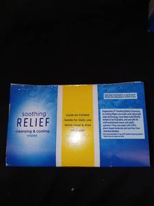 Soothing Relief Cleansing & Cooling Wipes - 4 Packs of 180 Wipes Each
