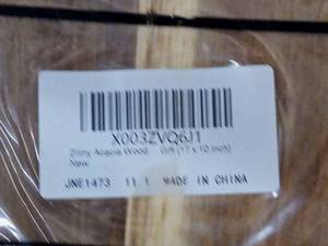 Sunny Acacia Wood Cutting Board - 15 x 10 inch
