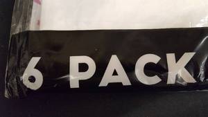 Lot of Heavy Duty Plastic Tablecloths (6 Packs) and Davvshoc Bag