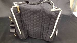 DAVYSHOC Quilted Black Multifunctional Organizer Bag