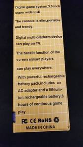 Gametendo Rechargeable Handheld Mini Game Console with 400 Games