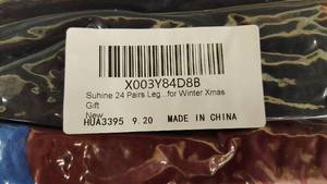 Suhine 24 Pairs Winter Leggings Set