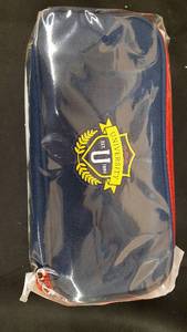 University Logo Blue Zipper Pouch - Lot of 3