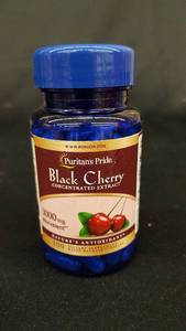 Lot of 5 Puritans Pride Black Cherry Concentrated Extract Dietary Supplement