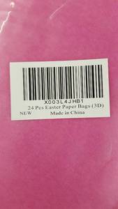 24 Pcs Easter Paper Bags (3D)