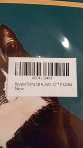 Bestylez Funny Cat Are You Pooping Metal Sign, 12 x 8