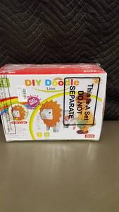 DIY Doodle Giraffe and Lion Set for Kids