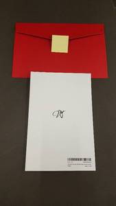 Simple 70th Birthday Greeting Card with Red Envelope