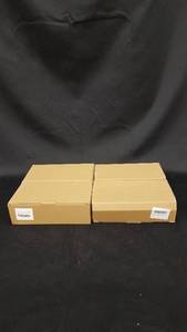Set of Two Blue Storage Cases with Crest Logo