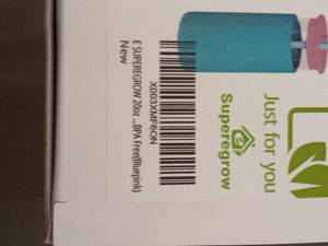 Superegrow 20oz BPA Free Tumbler (BluePink)