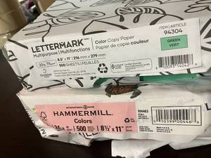 Colored Copy Paper