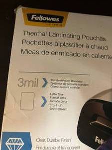 Letter Laminating Pouches