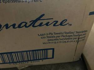 White C-Fold Towels